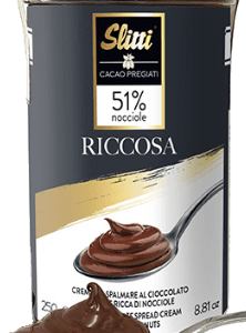 Black Friday Feinkost Super Sale 2024 21 Riccosa streichzarte Creme mit Milchschokolade und Haselnüssen Slitti