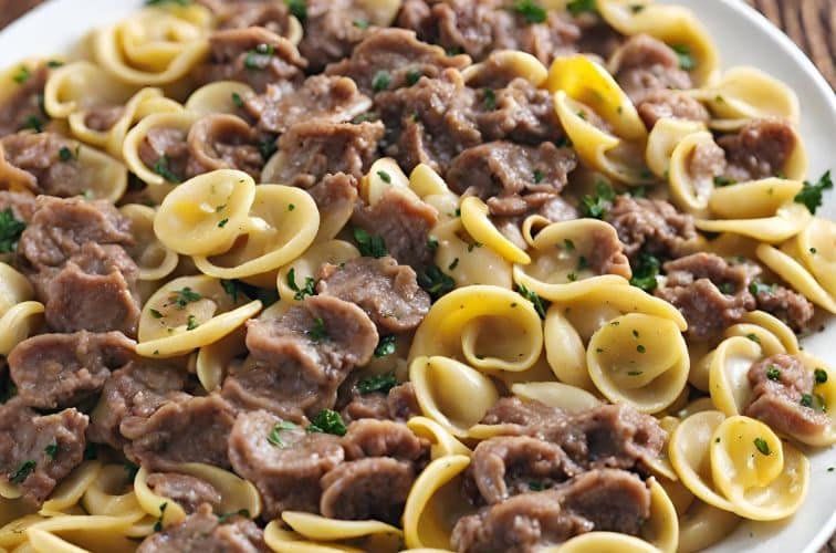 Zitrus und Kraft: Orecchiette di Manzo al Limone – ein italienisches Pastavergnügen 3 Orecchiette di Manzo al Limone