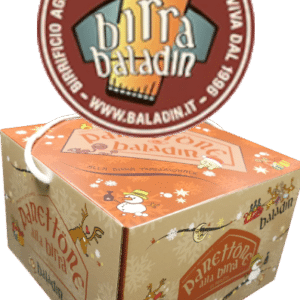 baladin panettone classico glassato alla birra