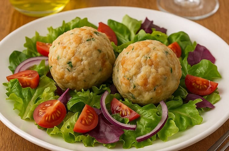 Semmelknödel Beilagen - Salat