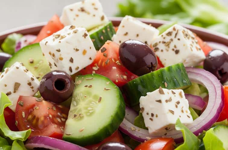 Salate zum Grillen - schnelle & einfache Grillsalat-Rezepte 7 Griechischer Bauernsalat